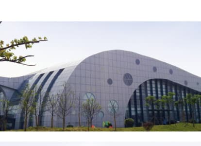 汕尾会议中心外景网架工程